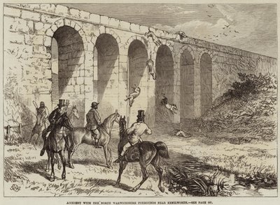 Accident avec les Foxhounds du North Warwickshire près de Kenilworth - George Bouverie Goddard