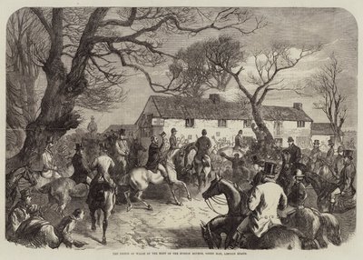 Le Prince de Galles à la Rencontre des Chiens de Chasse de Burton, Green Man, Lincoln Heath - George Bouverie Goddard