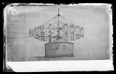 Lotts Mill, Flatbush, Brooklyn, un croquis de W. H. Story, vers 1872-87 - George Bradford Brainerd