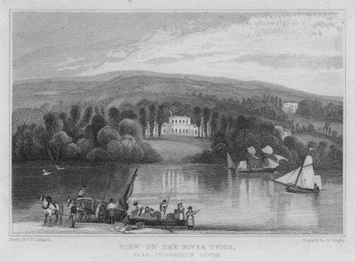 Vue sur la rivière Teign, près de Teignmouth, Devon - George Bryant Campion