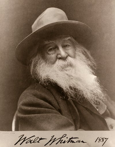 Portrait de Walt Whitman en 1887 - George C. Cox