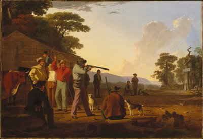 Tirer sur le bœuf - George Caleb Bingham