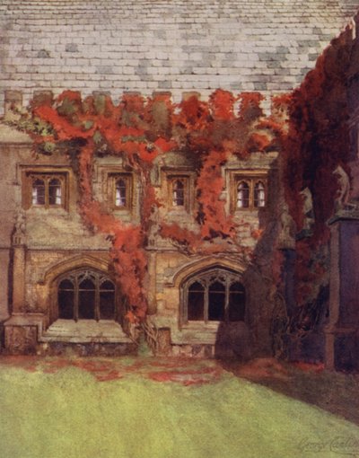 Oxford : les chambres du prince de Galles, Magdalen College - George Carline