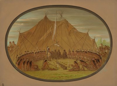 Fête du chien - Sioux, 1861-1869 - George Catlin