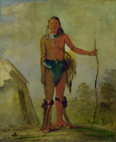 Aih-no-wa, le feu, un homme-médecine renard - George Catlin