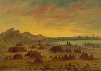 Un village Apache, 1855-1869 - George Catlin