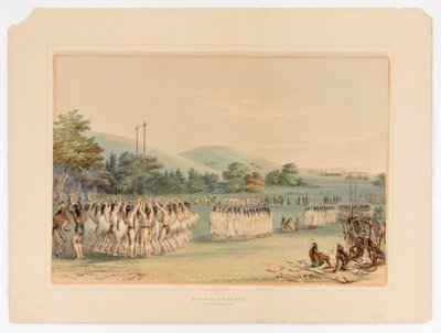 Danse du jeu de balle--no.22 - George Catlin