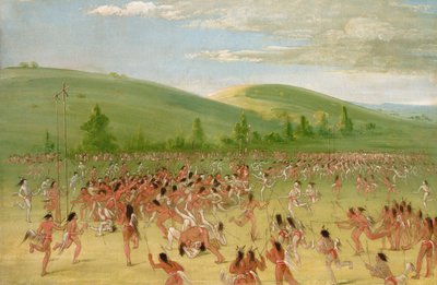 Jeu de balle des Choctaw - balle en l