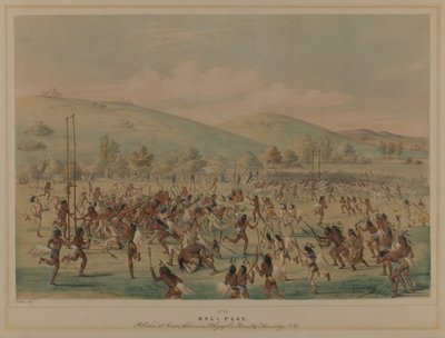Jeu de balle (La Crosse) - George Catlin
