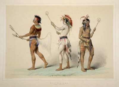 Joueurs de balle, tirée du Portfolio des Indiens d