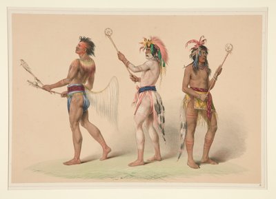 Joueurs de balle, pl. 21 du Portfolio des Indiens d