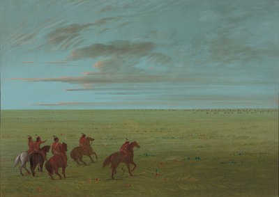 Connibos Partant pour les Chevaux Sauvages, 1854-1869 - George Catlin