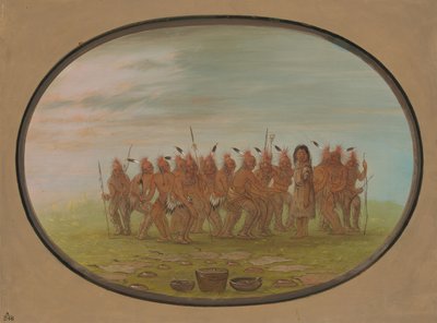 Danse au Berdache - Saukie, 1861-1869 - George Catlin