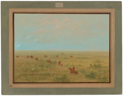 Chasse aux bovins sauvages dans les Pampas - Connibo - George Catlin