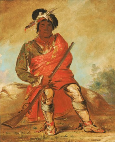Eteh-ée-fix-e-co, Cerf sans cœur, un chef, 1838 - George Catlin