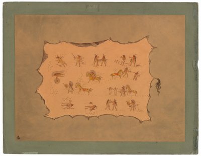 Fac-similé de la robe de Mah-to-toh-pa - Mandan - George Catlin