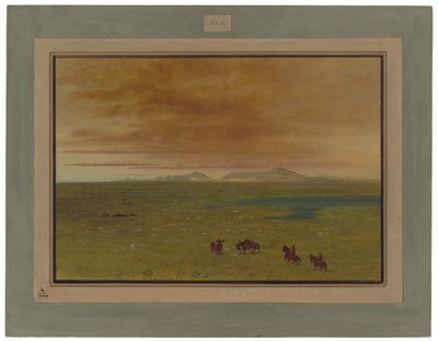 Grand lavoir, Pampa del Sacramento - George Catlin