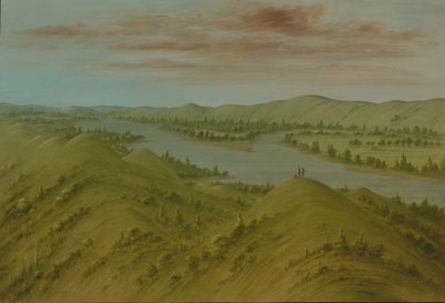 Falaises Herbeuses, Haut Missouri, 1861-1869 - George Catlin
