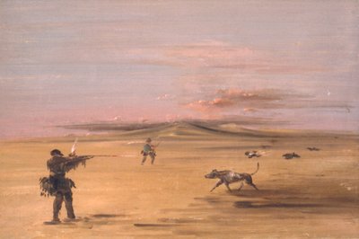 Chasse aux tétraonidés dans les prairies du Missouri - George Catlin