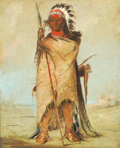 Snow-on-the-Lake, le courageux - George Catlin