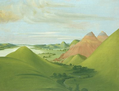 Iron Bluff, 1200 miles au-dessus de St. Louis - George Catlin