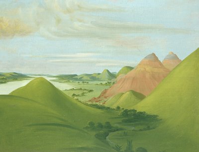 Iron Bluff, 1200 miles au-dessus de St. Louis, 1832 - George Catlin