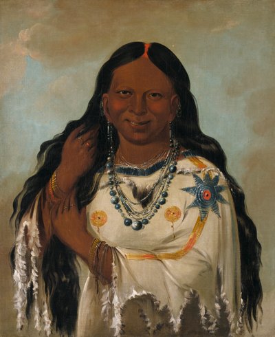 Kay-a-gís-gis, une jeune femme, 1832 - George Catlin