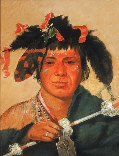 Ko-mán-i-kin-o-haw, petite baleine, courageuse - George Catlin
