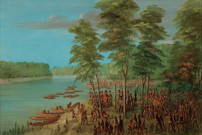 La Salle prenant possession de la terre à l