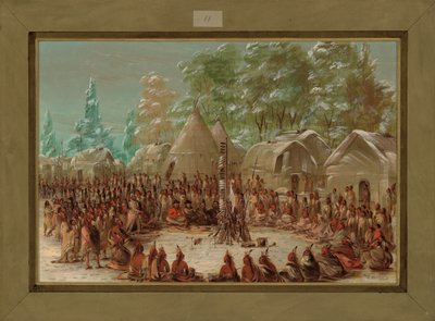 Le groupe de La Salle festoie dans le village de l