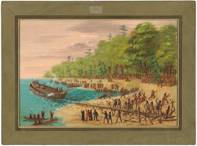 Lancement du Griffin. Juillet 1679 - George Catlin