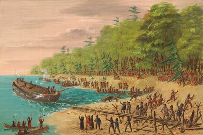 Lancement du Griffin. Juillet 1679 - George Catlin