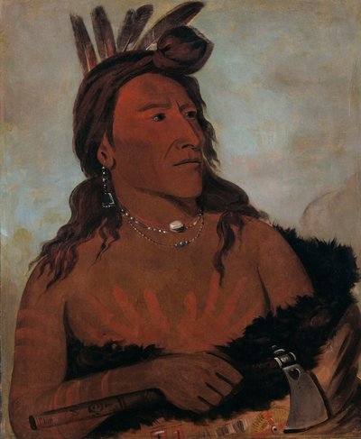 Mah-tó-che-ga, Petit Ours, un brave Hunkpapa - George Catlin