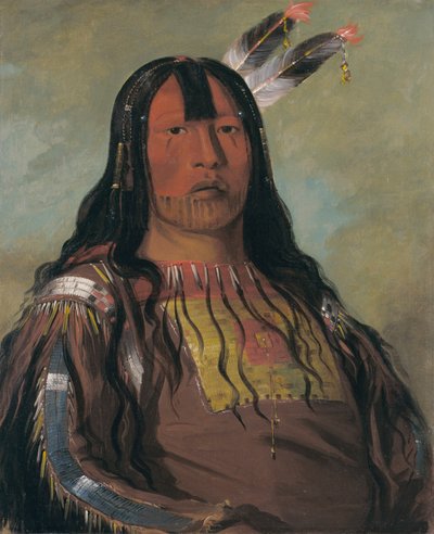 Mix-ke-móte-skin-na, corne de fer, le guerrier - George Catlin