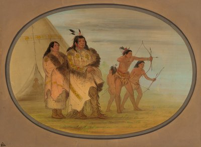 Indiens Ojibbeway, 1861-1869 - George Catlin