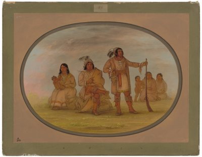 Osceola et quatre Indiens Séminoles - George Catlin