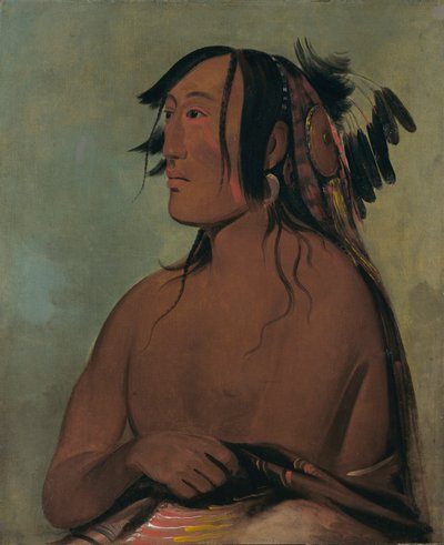 Pa-ris-ka-roó-pa, deux corbeaux, le plus jeune - George Catlin