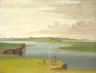 Falaises de prairie au lever du soleil, près de l