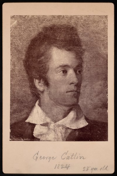 Autoportrait de George Catlin 1796-1872 - George Catlin