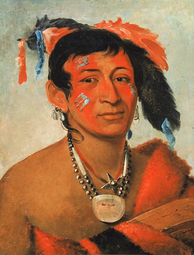Sha-wá-no, le Sud, un guerrier reconnu - George Catlin