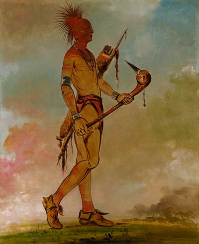 Shin-ga-wás-sa, bel oiseau - George Catlin