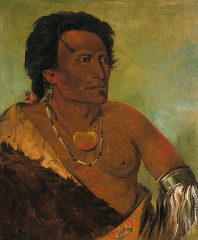 Sky-se-ró-ka, deuxième chef de la tribu - George Catlin