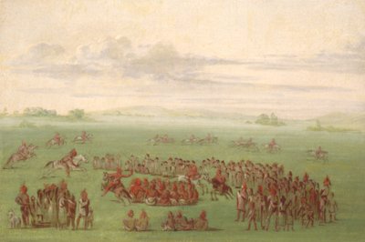 "Les chevaux fumants, une curieuse coutume des Sauks et des Renards - George Catlin