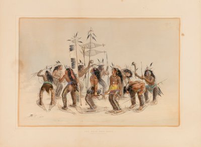 Danse en raquettes--no. 14 - George Catlin