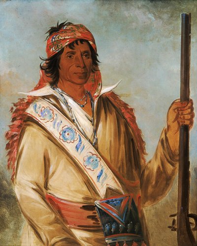 Steeh-tcha-kó-me-co, Grand Roi (appelé Ben Perryman), un chef - George Catlin
