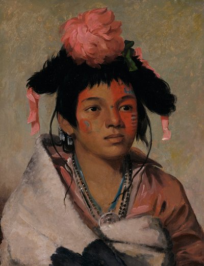 Tcha-káuk-o-ko-máugh, grand chef, un garçon - George Catlin