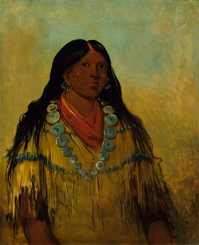 Tchow-ee-pút-o-kaw, une femme - George Catlin