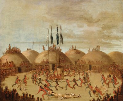 La dernière course, cérémonie O-Kee-pa - George Catlin