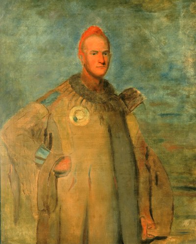 Theodore Burr Catlin, en costume indien, 1840-1841 - George Catlin