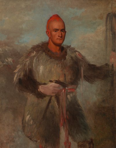 Theodore Burr Catlin, en costume indien - George Catlin